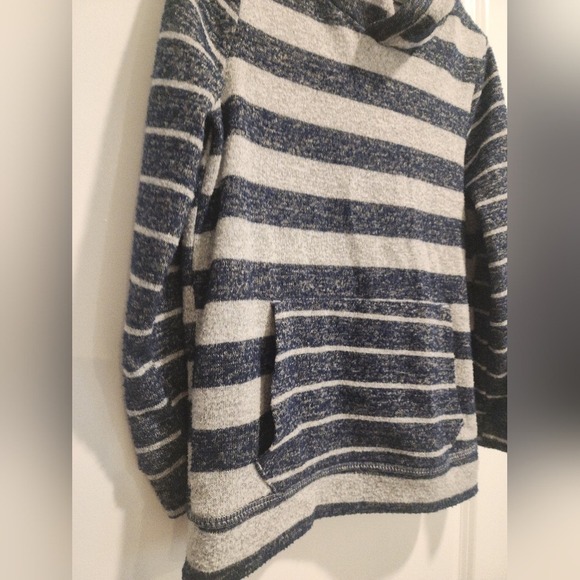 Kids XS4/5 Striped Hoodie Pullover Sweatshirt Casual Comfy Fall Weekend Nautical - Picture 6 of 8